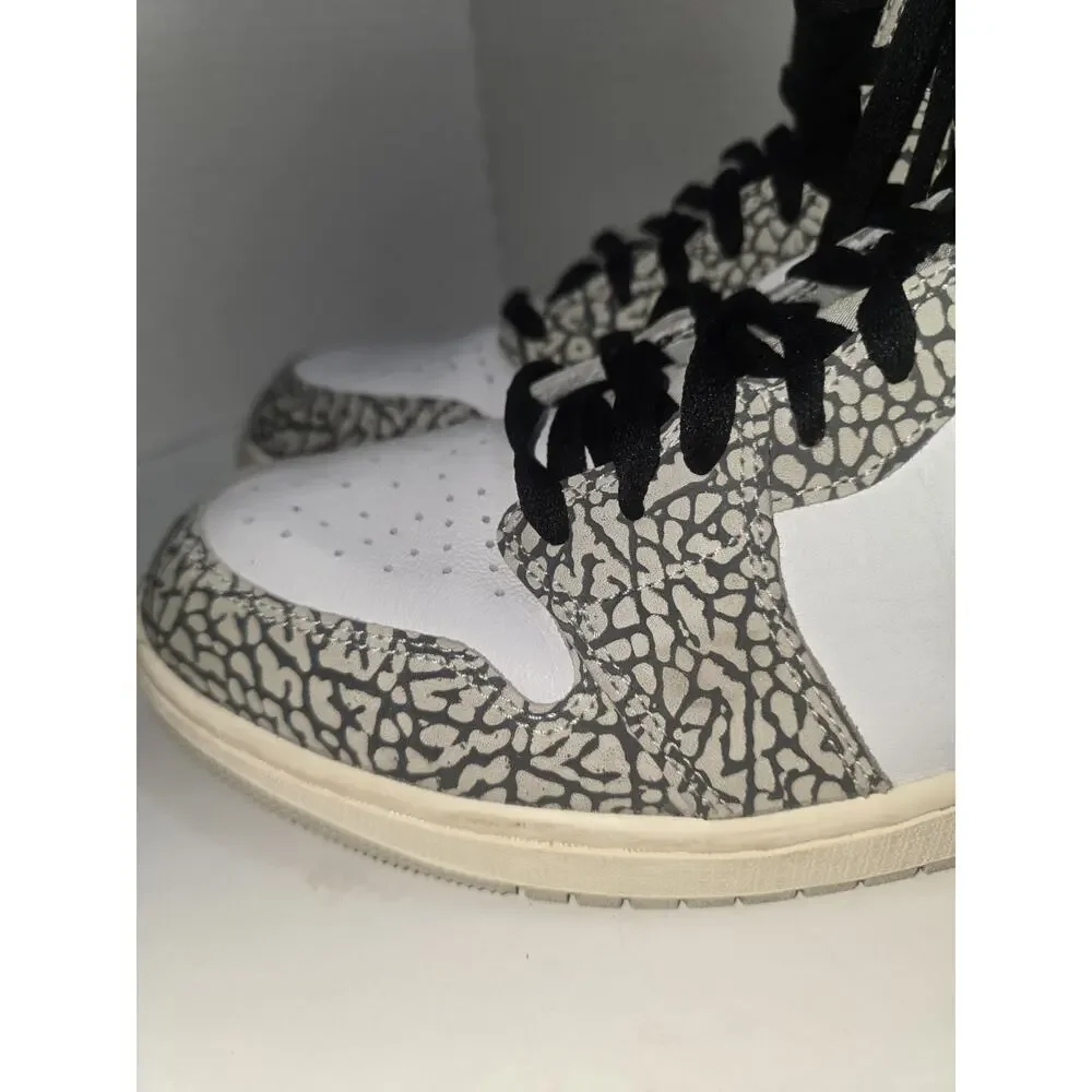 Jordan Air Jordan 1 Retro High OG White Cement Elephant Print DZ5485-052